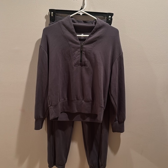 Lou & Grey Scubasoft Half Zip Pullover and matching pant set XS Deep Delphinium - Picture 2 of 11